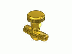 1/4 MPT Inlet X 9/16 LH Outlet Needle Valve