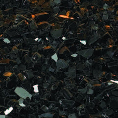 Decorative Glass Black Crushed Polished, covers 1 sq foot