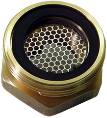 3 1/4 M acme x 3 MPT adaptor brass with strainer screen