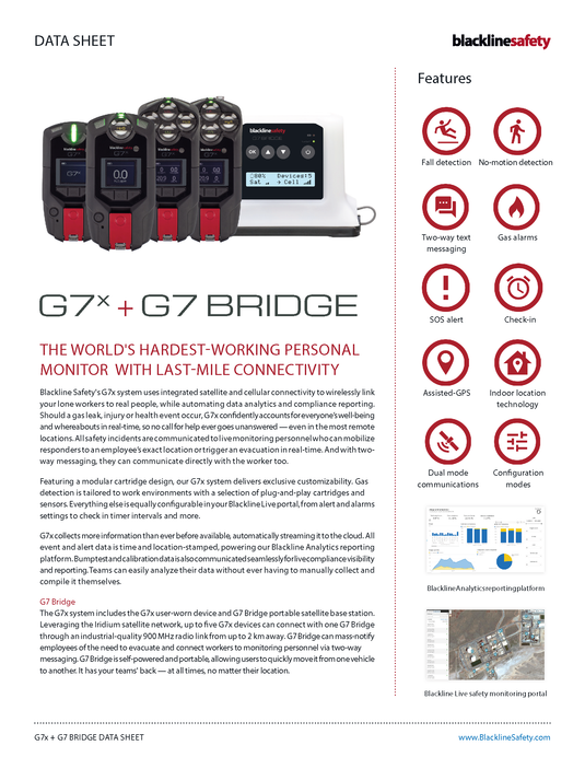 G7X-900 : Multi-gas Cartridge