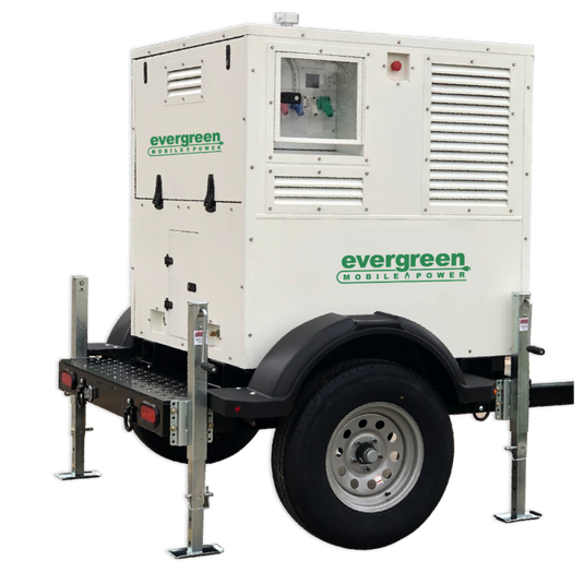 25KW Mobile Generator w/ Trailer