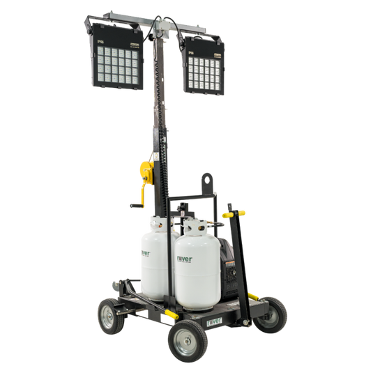 15' Tall Mobile Light Tower 480W LED