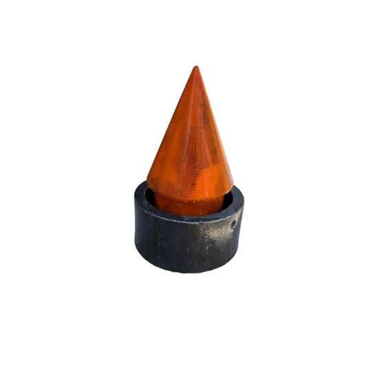 Forged steel cap with set screw