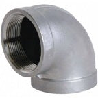 1-1/4" FIP stainless steel 304 S80 90° elbow