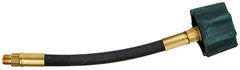 PIGTAIL-RUBBER FQCC X 1/4" INV FLR 1/4" TUBE X 12" LENGTH