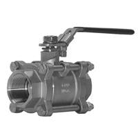 3 PIECE STAINLESS STEEL BALL VALVE 1-1/2"