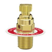 VENT VALVE, 1/4" NPT WITH WARNING PLATE