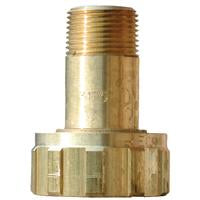 BRASS FILLER COUPLING 1/2 MN X 1 3/4 AC