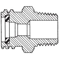 BRASS ADAPTER 1-1/4 MALE ACME X 3/4 MALE NPT