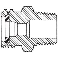 BRASS ADAPTER 1-3/4 MALE ACME X 3/4 MALE NPT