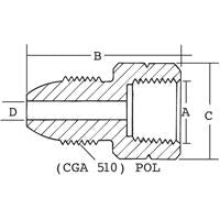 ADAPTER MPOL X 1/2 FNPT