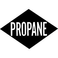 DECAL,3"X4-1/2" BLUE "PROPANE"DECAL-TEXAS ONLY