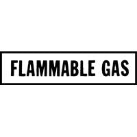 2 INCH FLAMMABLE GAS DECAL