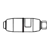 1/2"CTS X 1/2"OD COUPLING COPPERSERT