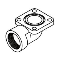 FLANGE ELBOW-2" NPT