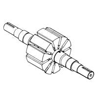 ROTOR AND SHAFT ASSY