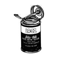 SLIC-TITE PASTE WITH TEFLON 1/2PT BRUSH IN CAP