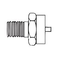 1 INCH 20 FEMALE THROW-AWAY CYL ADAPTER