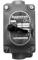 APPLETON MANUAL EXPLOSION PROOF ON/OFF SWITCH