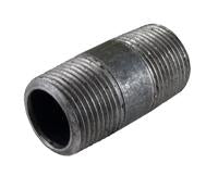 EXTRA HEAVY WELDED BLACK PIPE NIPPLE 3/4 X 2