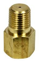 1/4" MNPT X 1/4"FNPT BRASS FITTG W/#54 ORIFICE