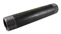 EXTRA HEAVY WELDED BLACK PIPE NIPPLE 1-1/4 X 18