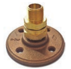 FLASHSHIELD 1/2" XR3 TERM. FIT W/ BRONZE FLANGE 1/2" NPT