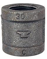 1 INCH FULL COUPLING BLACK STD (LOW PRESSURE)