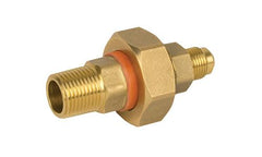 BRASS DIELECTRIC UNION 3/4" MIP X 1/2" FLARE