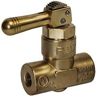 QUICK ACTING VALVE WITH LOCKIN HANDLE 1/2