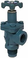 ANGLE VALVE W/EXCESS FLOW 1 1/2" MNPT INLET AND 1 1/4"