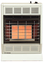 WHITE 18K BTU HEATER INFRARED MANUAL 3 HEAT SETTING