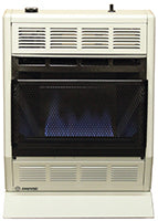 WHITE 20K BTU HEATER BLUE FLAME MODULATING HYD THER