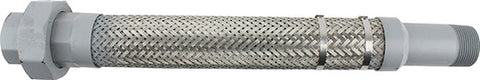 1 1/2"X 18" STAINLESS STEEL FLEX HOSE WITH UNION W/MNPT