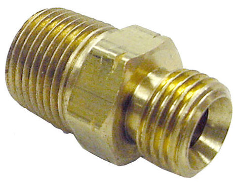 3/8 MPTx9/16 LH hose connectr (ME24E)
