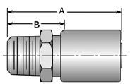 1" MPT Pressed-On Coupling