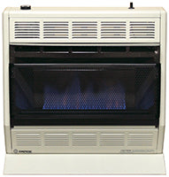 WHITE 30K BTU HEATER BLUE FLAME MODULATING HYD THER