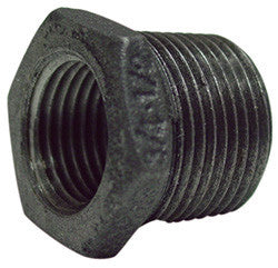BUSHING-HEX 1-1/4" X 3/4" SCH 40 BLACK IRON