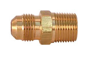 Male connector 1/4 X 3/8 (25 per box)