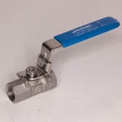 1/4" F.MPTx1/4" F.MPT SS mini ball valve w/locking handle