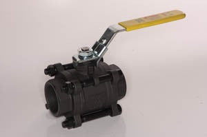 1 1/4" Full port carbon steel 4 bolt ball valve
