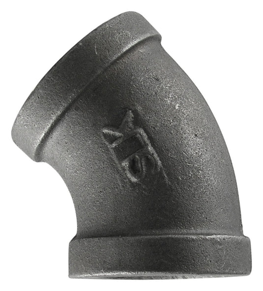 1/4" Standard 45 deg elbow
