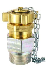 Double check filler valve, 3-1/4" MACME x 3" MNPT with ACME cap