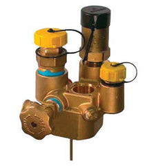 2-1/2" FPT UG Brass Tank Valve with acme fill, no check lock