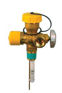 3/4" MPT 1 3/4 acme cyl combo valve 11.6" DT up to 200 lb.