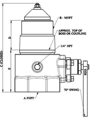 3 inch internal valve straight thru ductile iron 100 GPM