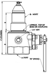2 inch internal valve tee body 100 GPM