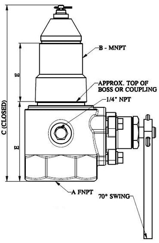 2 inch internal valve tee body threaded ductile iron 250 GPM