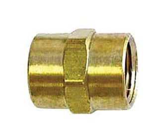 1/4 Hex Brass Coupling