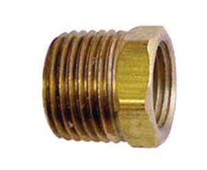 1/2 X 1/4 bushing hex brass Lead Free